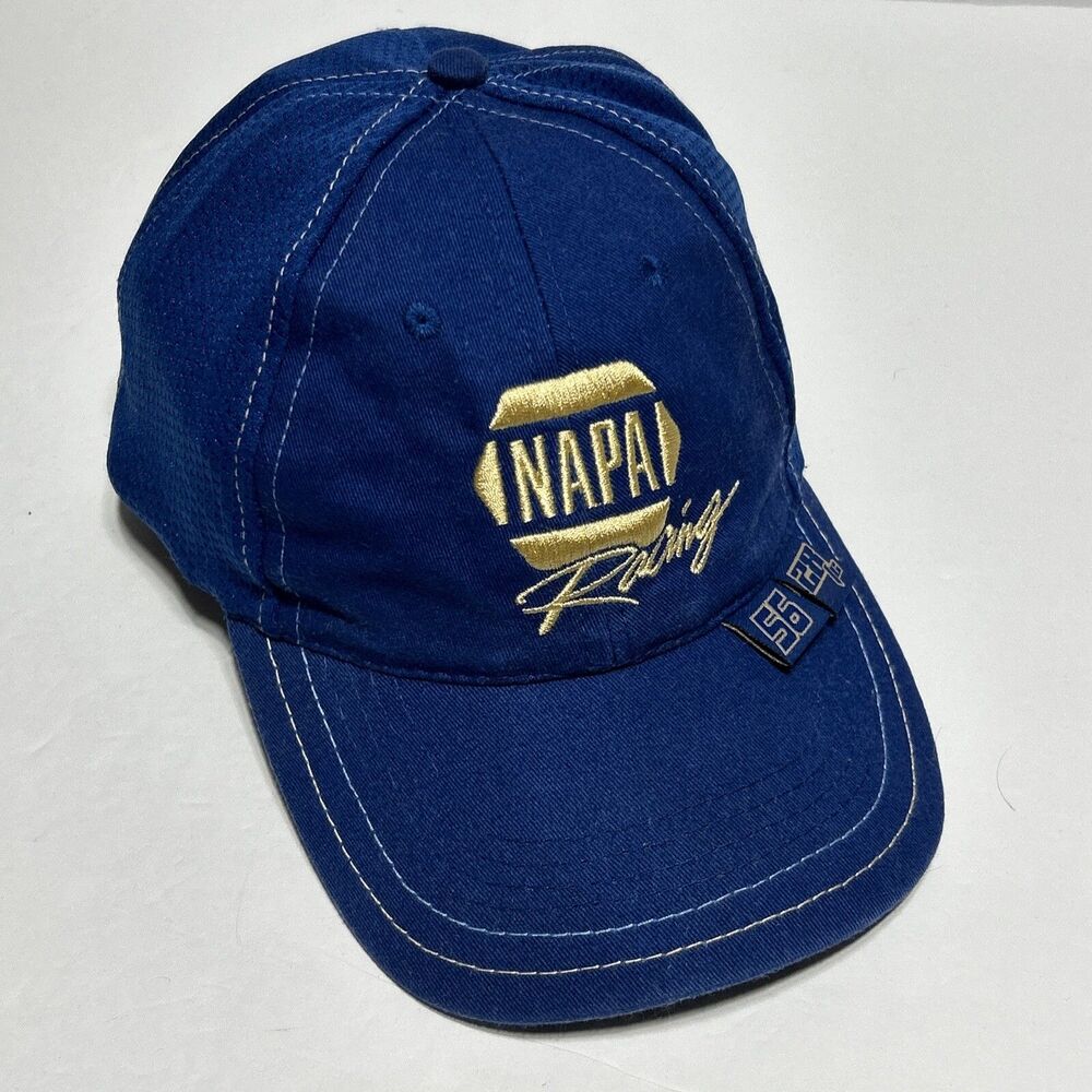 Napa Racing Men's Hat Adjustable Ball Cap Baseball Blue 56 28 - Picture 2 of 10